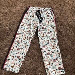 Winter in London pajama pants